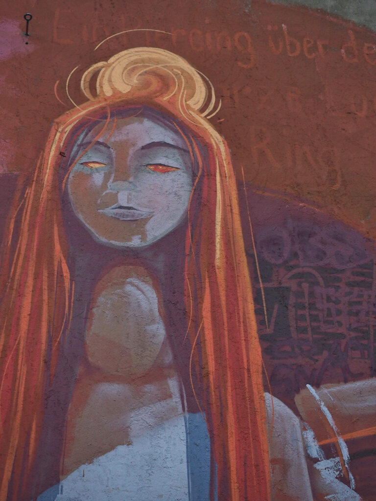 P9194185 Detail of a Graffiti Mural